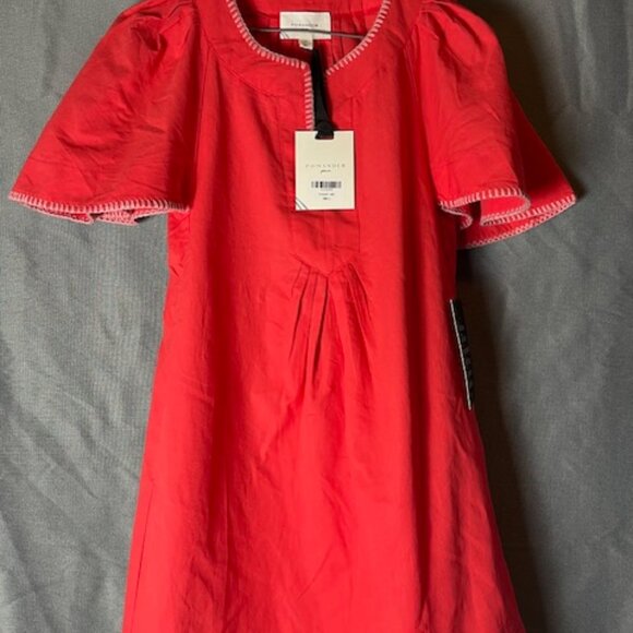 Tuckernuck Pomander Place Poppy Stitch Finley Flutter Sleeve - Picture 2 of 2